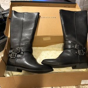 G H Bass Avery black boots